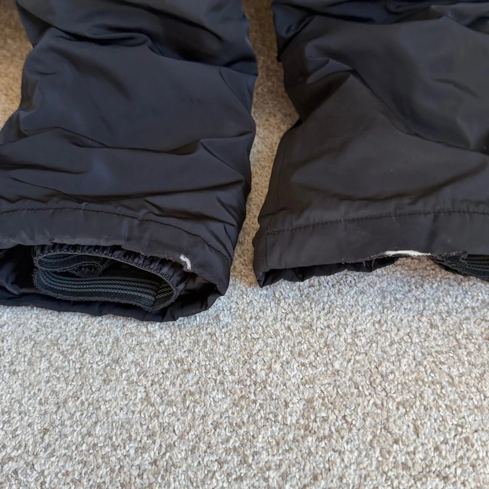 Lands End Kids Black Snow Bib Overalls